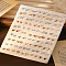 50Pairs Alloy Stud Earring Sets, Mixed Shapes, Platinum & Golden, 150x110mm