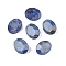Natural Lapis Lazuli Cabochons, Oval, Faceted, 10x8x4mm