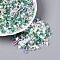 Plastic & Resin & Glass Shining Nail Art Glitter, Manicure Sequins, DIY Sparkly Paillette Tips Nail, Mixed Shapes, Sea Green, 2~6x2~7x0.3~1.5mm, about 28125pcs/bag