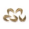 Tibetan Style Alloy Pendants, Wing, Cadmium Free & Lead Free, Antique Golden, 21x19x1mm, Hole: 1mm