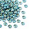 Preciosa&reg Crystal Hotfix Flatback Stones, Czech Crystal, Round(438 11 612 Chaton Rose VIVA 12 &reg), 50730 200 Emerald AB, SS16(3.8~4mm)