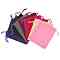 Velvet Pouches, Gift Bags, Rectangle, Mixed Color, 12x10cm, 4pcs/color, 40pcs/set