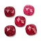 Natural Jade Cabochons, Dyed, Faceted Square, 8x8x4mm
