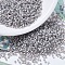 MIYUKI Delica Beads, Cylinder, Japanese Seed Beads, 11/0, (DB0630) Dyed Light Smoke Gray Silver Lined Alabaster, 1.3x1.6mm, Hole: 0.8mm, about 20000pcs/bag, 100g/bag