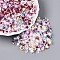 Plastic & Resin & Glass Shining Nail Art Glitter, Manicure Sequins, DIY Sparkly Paillette Tips Nail, Mixed Shapes, Dark Red, 2~6x2~7x0.3~1.5mm, about 28125pcs/bag