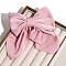 Cloth Acetate Alligator Hair Clip, Hair Accessories for Women & Girls, Bowkont, Pink, 105x95mm