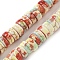 Baking Paint Synthetic Turquoise Beads Strands, with Enamel, Disc, Pale Goldenrod, 6~6.5x2.5mm, Hole: 1~1.2mm, about 133~134pcs/strand, 14.57''(37cm)