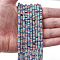 Dyed Synthetic Imperial Jasper Beads Strands, Frosted, Flat Round/Disc, Heishi Beads, Mixed Color, 4~4.5x2~2.5mm, Hole: 0.9mm, about 160~163pcs/strand, 14.53''~14.72''(36.9~37.4cm)
