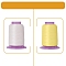 Translucent -Sensitive Polyester Thread, White, 49x35mm