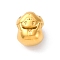 304 Stainless Steel Beads, Girl, Ion Plating(IP), Real 14K Gold Plated, 12.5~13x9.5~10x8.5~10mm, Hole: 3mm