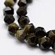 Natural Golden Sheen Obsidian Beads Strands G-K209-02I-10mm-3