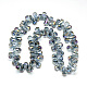 Chapelets de perles en verre électroplaqué EGLA-S139A-01-2