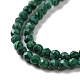 Synthetic Malachite Beads Strands G-H273-01A-4