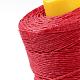 Eco-Friendly Polyester Thailand Waxed Cords YC-R005-1.0mm-162-3