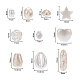 10スタイルの模造真珠アクリルビーズセット  ミックスシェイプ  ミックスカラー  14g /スタイル OACR-YW0001-14-2