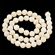 Chapelets de perles en jade jaune naturel G-T106-315-3