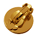 Brass Clip-on Earring Settings X-KK-J089-G-2