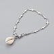 Cowrie Shell Beads Jewelry Sets SJEW-JS01008-7