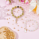 200pcs 5 Arten Messingperlen&nbsp;KK-BBC0024-62-4