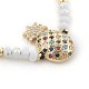 Стеклянные плетеные браслеты из бисера BJEW-JB04023-01-2