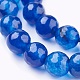 Chapelets de perles en jade de malaisie naturelle G-K288-6mm-09-3