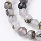 Colored Natural Multi-Color Agate Beads Strands G-R177-10mm-10-3