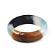 Natürlicher und synthetischer gemischter Stein-Ring mit glattem Band für Damen G-N0326-99-3