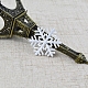 Christmas Snowflake Computerized Embroidery Cloth Self Adhesive Patches XMAS-PW0001-098H-1