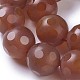 Chapelets de perles rouges en agate naturelle G-L505-06B-20mm-2