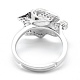 925 Sterling Silver Ring Components STER-P043-02P-3