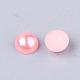 ABS Plastic Imitation Pearl Cabochons SACR-S738-6mm-Z17-2