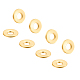 Unicraftale about 50pcs 2.5mm gold donut spacer beads cuentas sueltas de metal 6.5mm de diámetro de cuentas de acero inoxidable espaciadores de metal para hacer joyas fornituras diy STAS-UN0008-28G-1