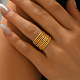 Многослойные линейные кольца из металла для женщин MZ7157-4
