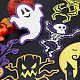 Gorgecraft 2 Sets Halloween Thema PVC selbstklebende Aufkleber Dekorationen DIY-GF0005-67-5