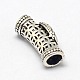 Vintage Thai Sterling Silver Curved Tube Beads STER-L009-340-2