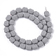 Spray Painted Non-magnetic Synthetic Hematite Beads Strands G-T116-28-11-2