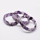 Faceted Natural & Synthetic Mixed Stone Beads Stretch Bracelets BJEW-E289-C-2
