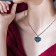 DIY Heart Pendant Jewelry Making Finding Kit DIY-SZ0008-54-6