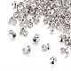 Messing Perlenkappe Anhänger Kautionen X-KK-R037-151P-1