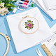 Ткань для вышивки крестиком из хлопка плотностью 18 карат. DIY-WH0021-13C-4