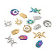 Bijoux pandahall 30pcs 15 style 304 pendentifs en acier inoxydable STAS-PJ0001-36-2