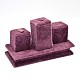 Cuboid Wood Jewelry Ring Display Stand Sets RDIS-L001-05A-4