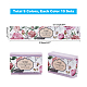PandaHall 90pcs Soap Wrapper 9 Style Flower Wrap Paper Tape Vertical Soap Paper Tag f for Homemade Soap Bar Packaging DIY-PH0004-62-3