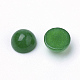 Cabochons de jade blanc naturel X-G-R416-6mm-08-2