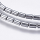 Electroplate Non-magnetic Synthetic Hematite Bead Strands G-K237-14C-2