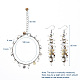 Set di braccialetti con ciondoli e orecchini pendenti SJEW-JS01081-7