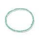 7 pièces 7 couleur bonbon couleur verre graine perlée bracelets de cheville extensibles ensemble pour les femmes AJEW-AN00530-4