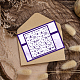 Globleland キノコ背景クリアスタンプ植物背景シリコーンクリアスタンプシールカード作成 diy スクラップブッキングフォトジャーナルアルバム装飾 DIY-WH0167-57-0161-5