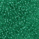 12/0グレードの丸いガラスシードビーズ  透明なつや消しスタイル  シーグリーン  2x1.5mm  穴：0.8mm  30000個/袋 SEED-Q006-M20-2