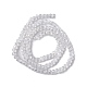 Crystal Glass Rondelle Beads Strands X-EGLA-F049C-03-3